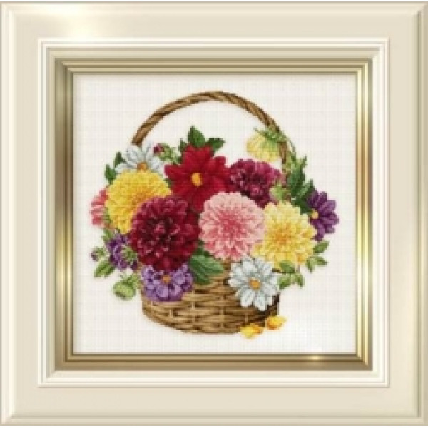 Schema Punto Croce - Dahlia Basket